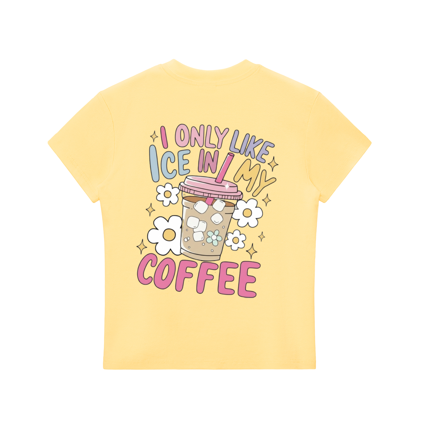 Ice Coffee Crewneck Tee