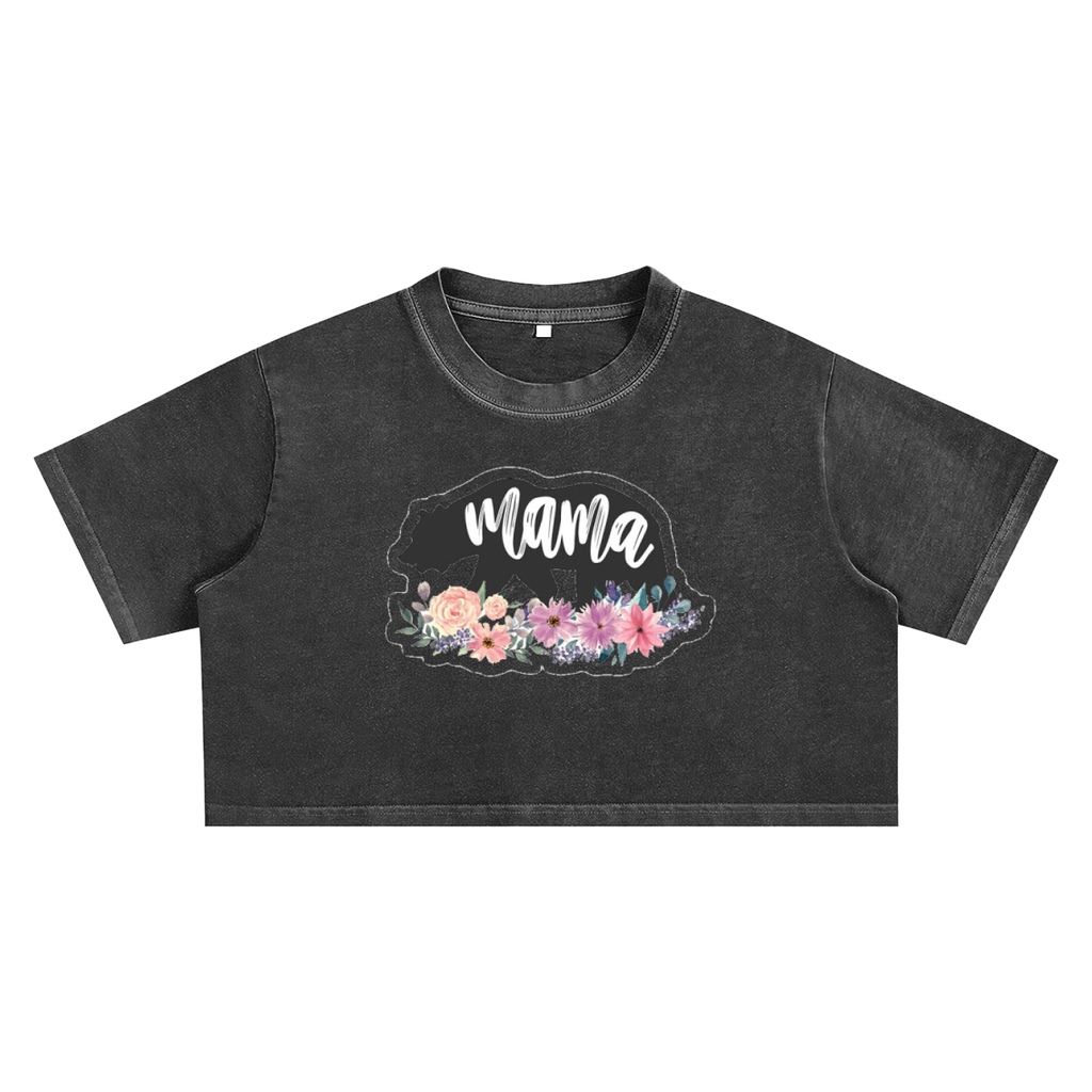 Crop "Mama" Short Sleeve