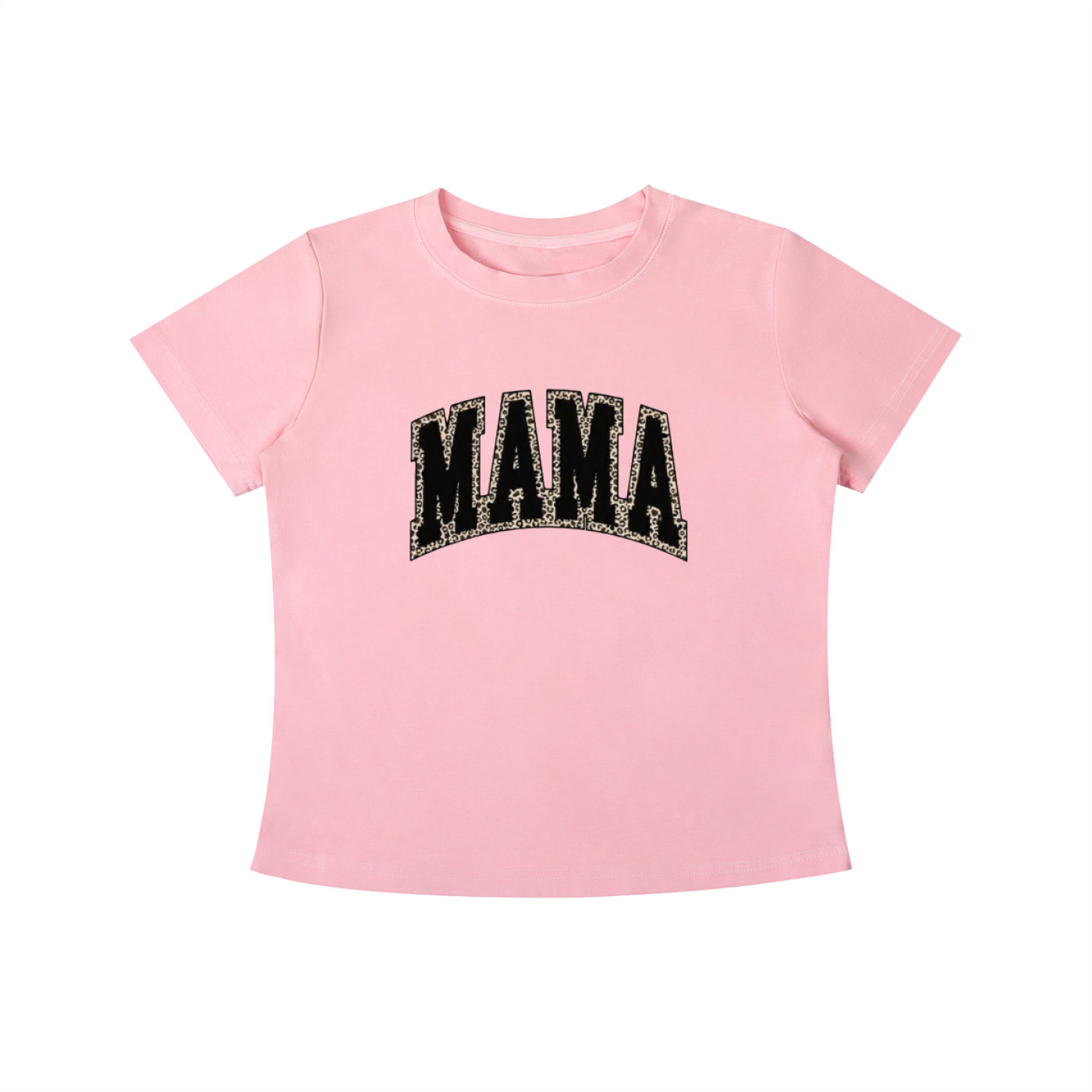 Cheetah Print MAMA Tee