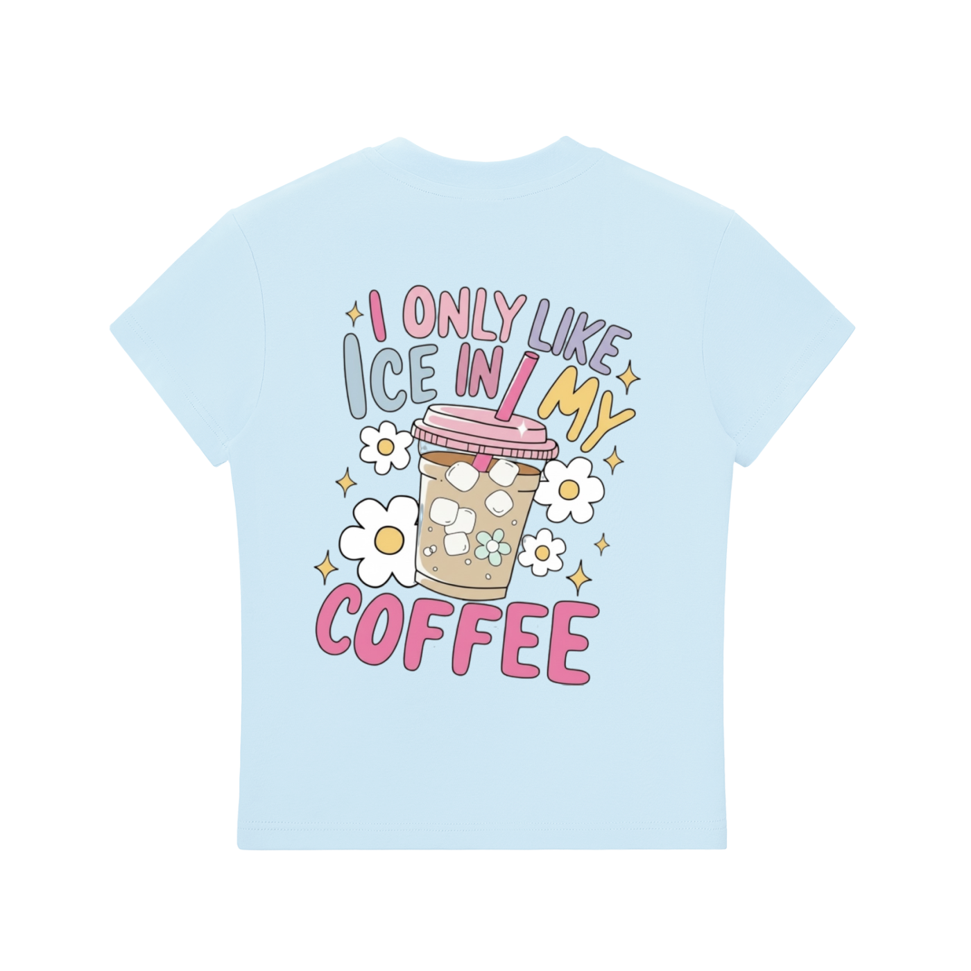 Ice Coffee Crewneck Tee